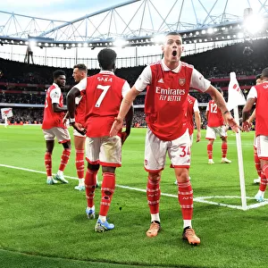 Arsenal's Xhaka Scores Third Goal in Thrilling Arsenal v Liverpool Clash (2022-23)