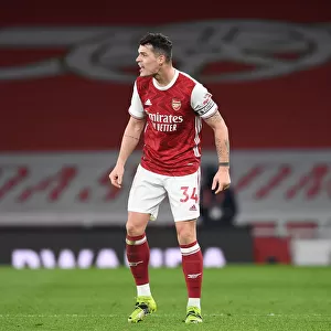 Arsenal's Xhaka Stands Out in Empty Emirates: Arsenal vs. Tottenham (2020-21)