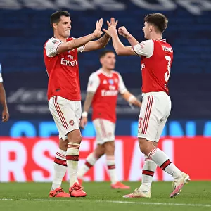 Arsenal's Xhaka and Tierney: FA Cup Semi-Final Victors over Manchester City