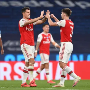 Arsenal's Xhaka and Tierney: FA Cup Semi-Final Victors over Manchester City