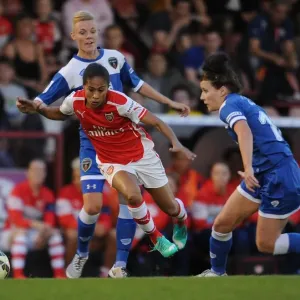 Arsenal's Yankey Goes Head-to-Head with Ingle and James in Intense WSL Clash Arsenal's Yankey Goes Head-to-Head with Ingle and James in Intense WSL Clash