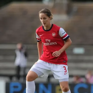 Arsenal's Yvonne Tracy in Action against Barcelona (UEFA Women's Champions League 2012-13) Arsenal's Yvonne Tracy in Action against Barcelona (UEFA Women's Champions League 2012-13)