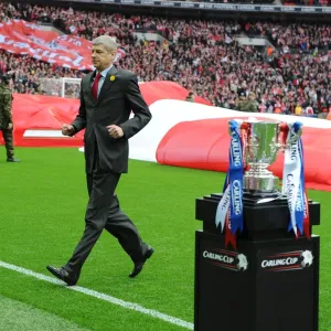 Arsene Wenger at the 2011 Carling Cup Final: Arsenal vs Birmingham City, Wembley Stadium Arsene Wenger at the 2011 Carling Cup Final: Arsenal vs Birmingham City, Wembley Stadium