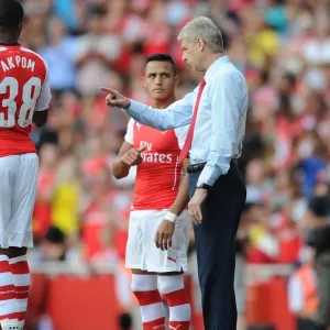 Arsene Wenger and Alexis Sanchez: Arsenal's Dynamic Duo at the Emirates Cup, 2014 Arsene Wenger and Alexis Sanchez: Arsenal's Dynamic Duo at the Emirates Cup, 2014