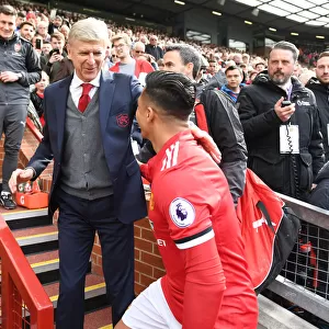 Arsene Wenger and Alexis Sanchez Reunite: A Bittersweet Encounter at Old Trafford (Premier League 2017-18)