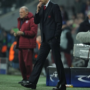 Arsene Wenger at Allianz Arena: Arsenal vs. Bayern Munich, UEFA Champions League Round of 16 (First Leg)