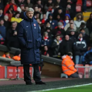 Arsene Wenger at Anfield: Liverpool vs. Arsenal, Premier League 2013-14 Arsene Wenger at Anfield: Liverpool vs. Arsenal, Premier League 2013-14