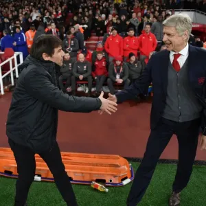 Arsene Wenger and Antonio Conte: United Before the Battle - Arsenal vs. Chelsea Carabao Cup Semifinal Arsene Wenger and Antonio Conte: United Before the Battle - Arsenal vs. Chelsea Carabao Cup Semifinal