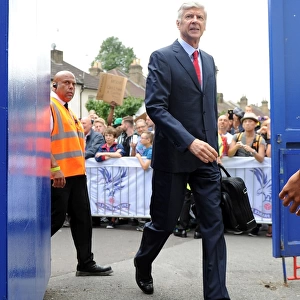 Arsene Wenger Arrives at Selhurst Park Before Crystal Palace vs. Arsenal (2015-16)