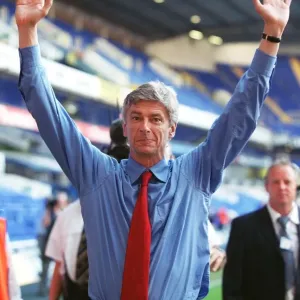 Arsene Wenger and Arsenal Celebrate FA Premiership Victory at White Hart Lane, 2004 Arsene Wenger and Arsenal Celebrate FA Premiership Victory at White Hart Lane, 2004