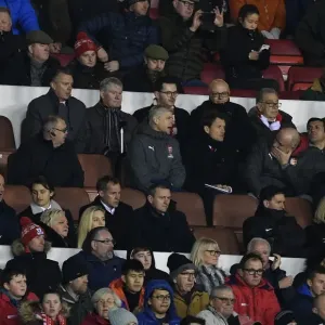 Arsene Wenger and Arsenal Coaches at Nottingham Forest FA Cup Match, 2018 Arsene Wenger and Arsenal Coaches at Nottingham Forest FA Cup Match, 2018