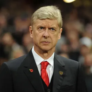 Arsene Wenger: Arsenal FC Manager Before Arsenal v RSC Anderlecht, UEFA Champions League (2014) Arsene Wenger: Arsenal FC Manager Before Arsenal v RSC Anderlecht, UEFA Champions League (2014)