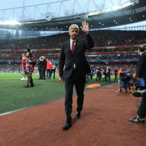 Arsene Wenger: Arsenal FC's Manager in UEFA Champions League Showdown against Besiktas (2014)