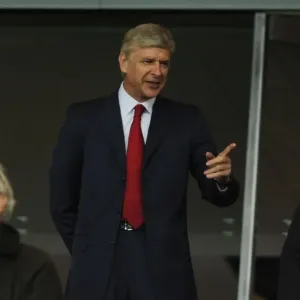Arsene Wenger: Arsenal Manager, UEFA Champions League 2012 - Arsenal vs Olympiacos
