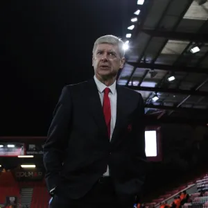 Arsene Wenger the Arsenal Manager. AFC Bournemouth 3: 3 Arsenal. The Vitality Stadium