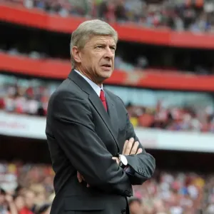 Arsene Wenger Print, Barclays Premier League, Emirates Stadium Arsene Wenger Print, Barclays Premier League, Emirates Stadium