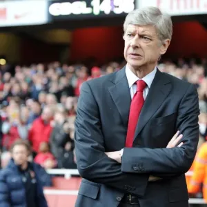 Arsene Wenger the Arsenal Manager. Arsenal 2: 0 Wolverhampton Wanderers