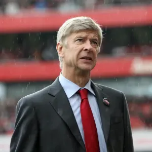 Arsene Wenger the Arsenal Manager. Arsenal 2: 1 Birmingham City. Barclays Premier League
