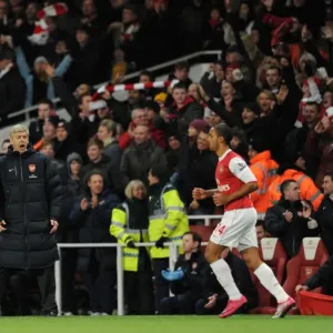 Arsene Wenger the Arsenal Manager. Arsenal 2: 1 Fulham. Barclays Premier League Arsene Wenger the Arsenal Manager. Arsenal 2: 1 Fulham. Barclays Premier League