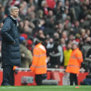 Arsene Wenger the Arsenal Manager. Arsenal 2: 3 Tottenham Hotspur. Baclays Premier League