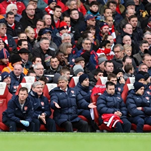 Arsene Wenger the Arsenal Manager. Arsenal 3: 0 Aston Villa. Barclays Premier League