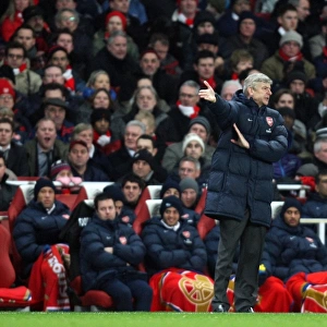 Arsene Wenger the Arsenal Manager. Arsenal 4: 2 Bolton Wanderers. Barclays Premier League
