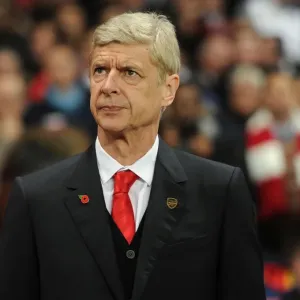 Arsene Wenger: Arsenal Manager before Arsenal vs. Anderlecht, UEFA Champions League (2014) Arsene Wenger: Arsenal Manager before Arsenal vs. Anderlecht, UEFA Champions League (2014)