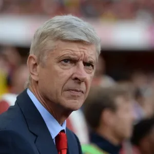 Arsene Wenger: Arsenal Manager before Arsenal vs. Olympique Lyonnais, Emirates Cup 2015/16