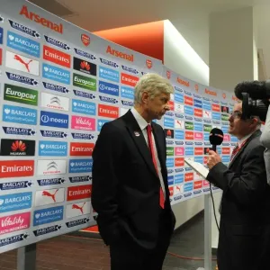 Arsene Wenger: Arsenal Manager Before Arsenal vs. Everton, Premier League 2015/16 Arsene Wenger: Arsenal Manager Before Arsenal vs. Everton, Premier League 2015/16