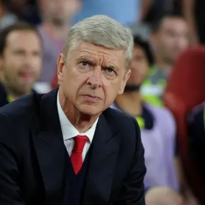 Arsene Wenger: Arsenal Manager Before Arsenal vs. FC Basel UEFA Champions League Match (2016-17) Arsene Wenger: Arsenal Manager Before Arsenal vs. FC Basel UEFA Champions League Match (2016-17)