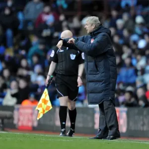 Arsene Wenger the Arsenal Manager. Aston Villa 2: 4 Arsenal. Barclays Premier League Arsene Wenger the Arsenal Manager. Aston Villa 2: 4 Arsenal. Barclays Premier League