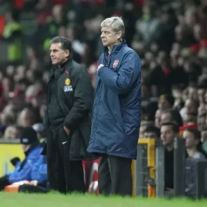 Arsene Wenger the Arsenal Manager and Carloe Queiros (Man Utd 1st Team Coach) Arsene Wenger the Arsenal Manager and Carloe Queiros (Man Utd 1st Team Coach)