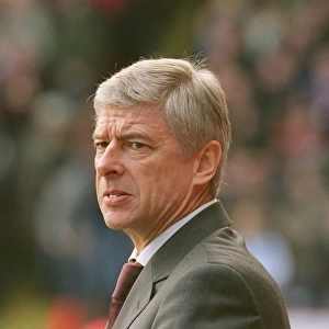 Arsene Wenger the Arsenal Manager. Charlton Athletic 0: 1 Arsenal