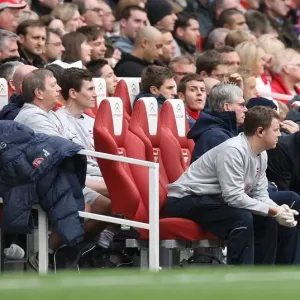 Arsene Wenger the Arsenal Manager and Colin Lewin Arsene Wenger the Arsenal Manager and Colin Lewin