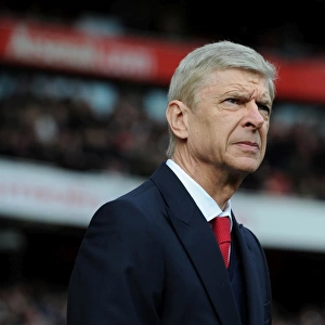 Arsene Wenger: Arsenal Manager at Emirates Stadium vs Leicester City, Premier League, London, 2016