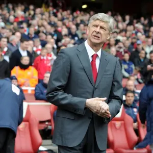 Arsene Wenger: Arsenal Manager at Emirates Stadium (2011-12 Season vs Norwich City)