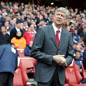 Arsene Wenger: Arsenal Manager at Emirates Stadium (2011-12 Season vs Norwich City)