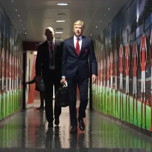 Arsene Wenger: Arsenal Manager at Emirates Stadium Before Arsenal vs Leicester City (2017-18) Arsene Wenger: Arsenal Manager at Emirates Stadium Before Arsenal vs Leicester City (2017-18)
