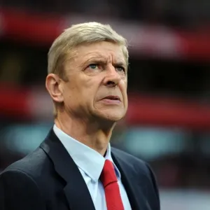 Arsene Wenger: Arsenal Manager at Emirates Stadium vs Everton (2012-13)