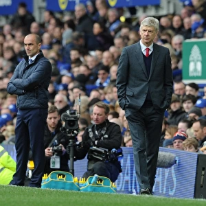 Arsene Wenger the Arsenal Manager. Everton 0: 2 Arsenal