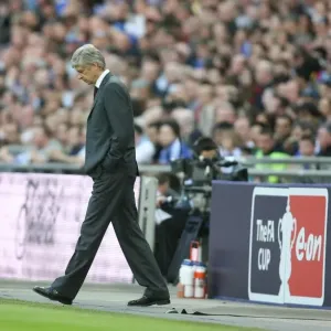 Arsene Wenger: Arsenal Manager Faces Defeat Against Chelsea in FA Cup Semi-Final at Wembley Stadium, 2009