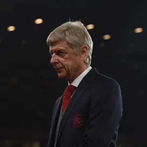 Arsene Wenger: Arsenal Manager Faces Manchester United at Emirates Stadium, Premier League 2017-18 Arsene Wenger: Arsenal Manager Faces Manchester United at Emirates Stadium, Premier League 2017-18