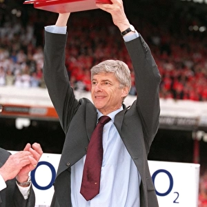 Arsene Wenger the Arsenal Manager during the Final Salute Ceremony