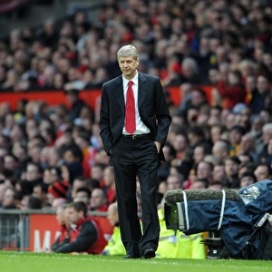 Arsene Wenger the Arsenal Manager. Manchester United 2: 0 Arsenal, FA Cup Sixth Round
