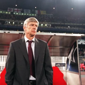 Arsene Wenger the Arsenal Manager before the match. Juventus 0: 0 Arsenal