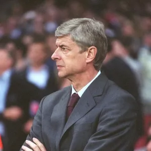 Arsene Wenger the Arsenal manager before the match Arsene Wenger the Arsenal manager before the match