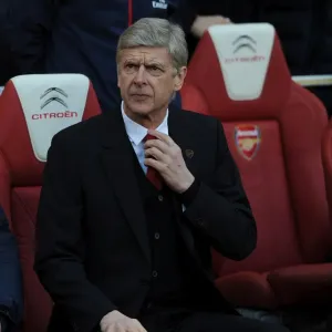 Arsene Wenger the Arsenal Manager before the match. Arsenal 2: 0 Crystal Palace. Barclays