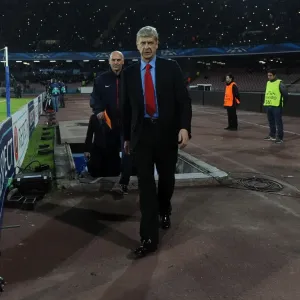 Arsene Wenger: Arsenal Manager at Napoli's Stadio San Paolo (UEFA Champions League 2013-14) Arsene Wenger: Arsenal Manager at Napoli's Stadio San Paolo (UEFA Champions League 2013-14)