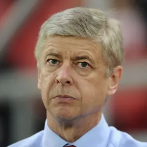 Arsene Wenger: Arsenal Manager at Olympiacos v Arsenal, UEFA Champions League (December 2011)