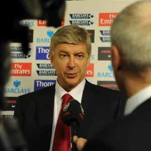 Arsene Wenger, Arsenal Manager: Pre-Match Focus vs Manchester United (Premier League 2011-12) Arsene Wenger, Arsenal Manager: Pre-Match Focus vs Manchester United (Premier League 2011-12)